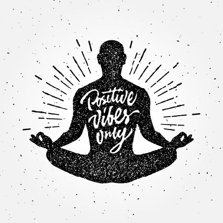 Vintage Meditation apparel print